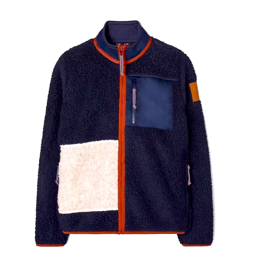 Tory Burch Women’s Fleece Colorblock Jacket (Medium)